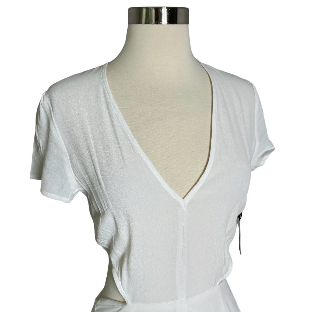 Lovers and Friends Harper Dress White Maxi Front Slit Lace Size Small Sz S New - Picture 3 of 14